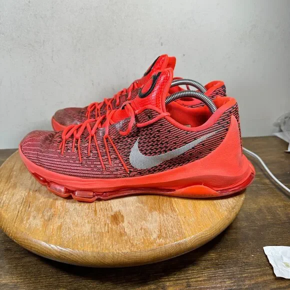 Nike KD 8 Kevin Durant 749375-610 Basketball Bright Crimson Shoes Mens Size 11.5 - Picture 3 of 12